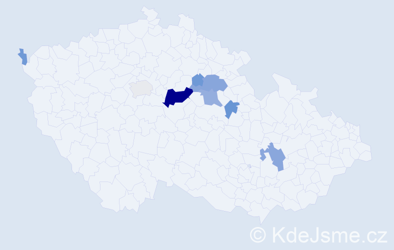 Příjmení: 'Louman', počet výskytů 28 v celé ČR