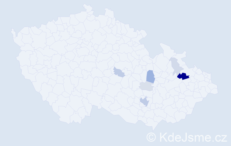 Příjmení: 'Glotzmann', počet výskytů 21 v celé ČR