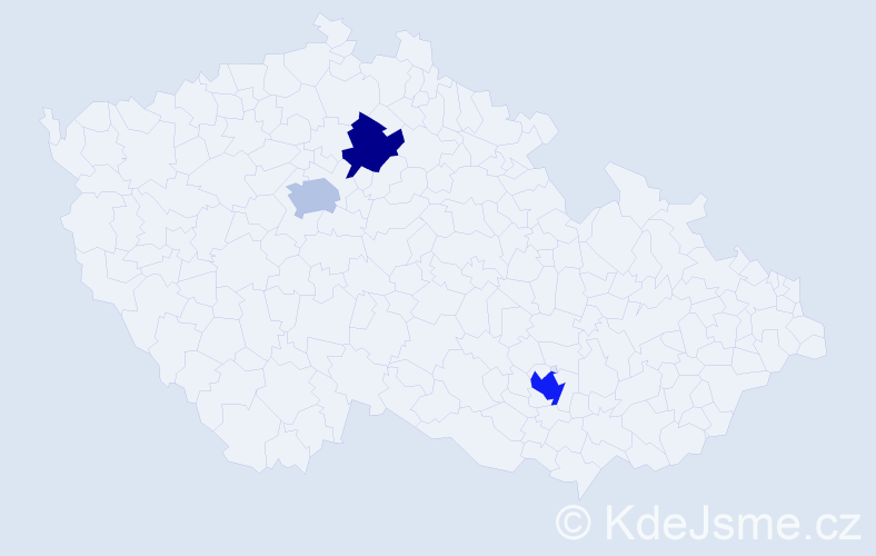 Příjmení: 'Khomechko', počet výskytů 4 v celé ČR