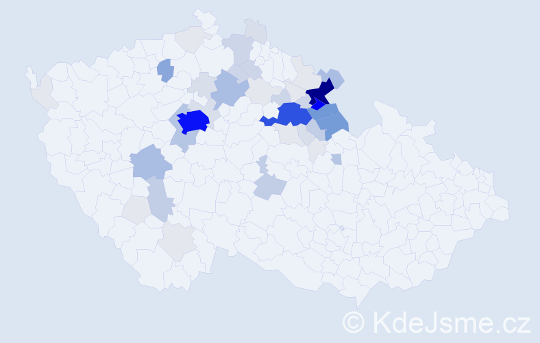 Příjmení: 'Drašnar', počet výskytů 242 v celé ČR