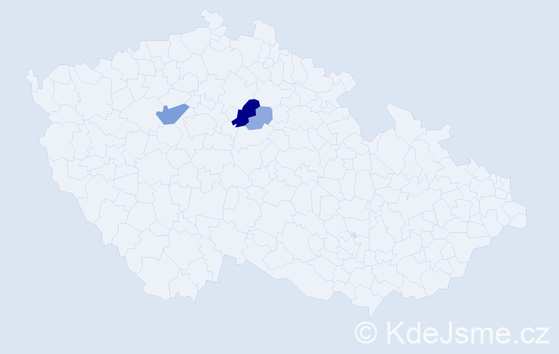 Příjmení: 'Lugmajerová', počet výskytů 10 v celé ČR