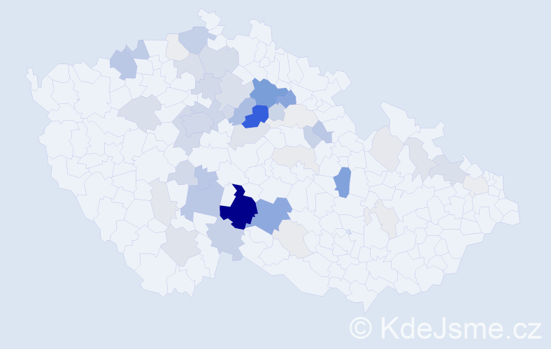 Příjmení: 'Římalová', počet výskytů 181 v celé ČR