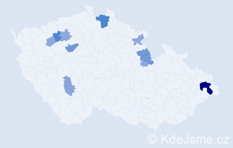 Příjmení: 'Peceková', počet výskytů 32 v celé ČR