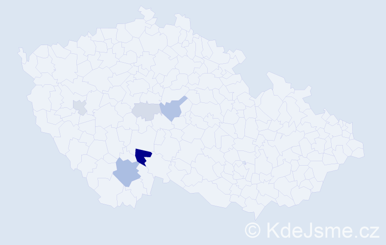 Příjmení: 'Lukucz', počet výskytů 17 v celé ČR