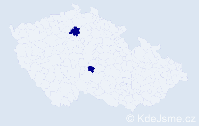 Příjmení: 'Pluzhnikov', počet výskytů 2 v celé ČR