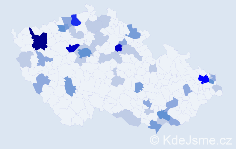 Příjmení: 'Škultétyová', počet výskytů 111 v celé ČR