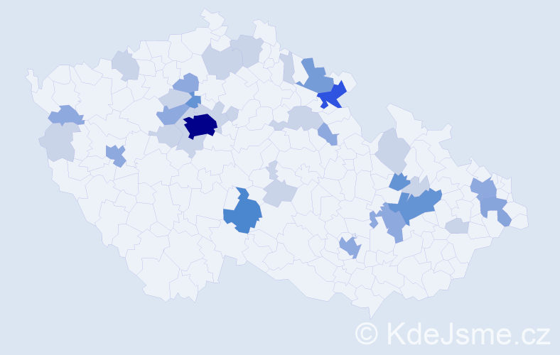 Příjmení: 'Schrötterová', počet výskytů 80 v celé ČR