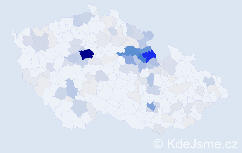 Příjmení: 'Brandejsová', počet výskytů 548 v celé ČR