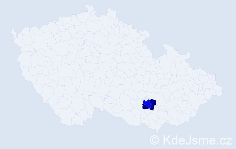 Příjmení: 'Skorus', počet výskytů 4 v celé ČR