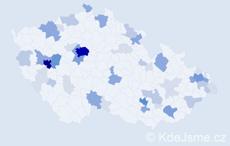 Příjmení: 'Otto', počet výskytů 145 v celé ČR