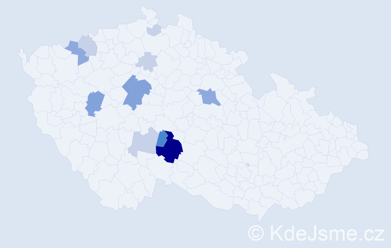 Příjmení: 'Pilská', počet výskytů 35 v celé ČR