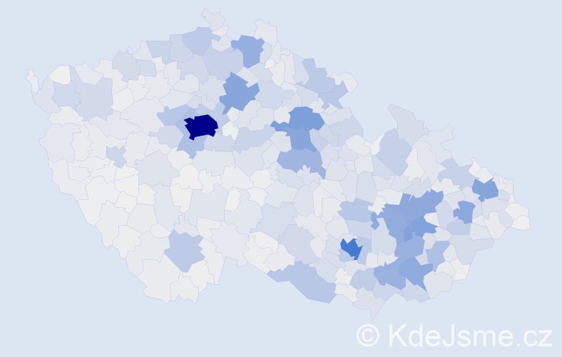 Příjmení: 'Horák', počet výskytů 12189 v celé ČR