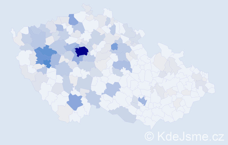 Příjmení: 'Kožíšková', počet výskytů 604 v celé ČR