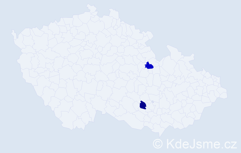 Příjmení: 'Dakhnovskyy', počet výskytů 2 v celé ČR