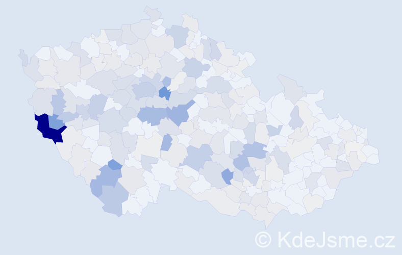 Příjmení: 'Pivoňková', počet výskytů 925 v celé ČR