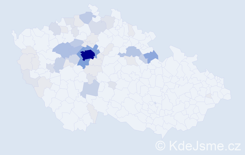 Příjmení: 'Rollová', počet výskytů 194 v celé ČR