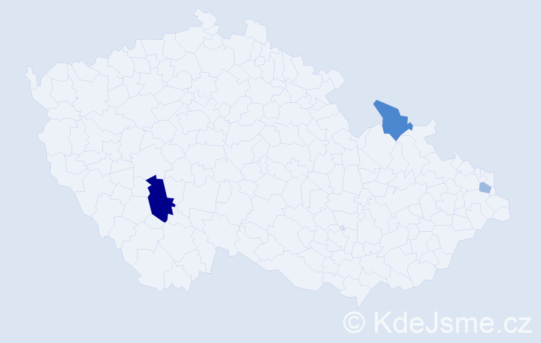 Příjmení: 'Leškanič', počet výskytů 7 v celé ČR