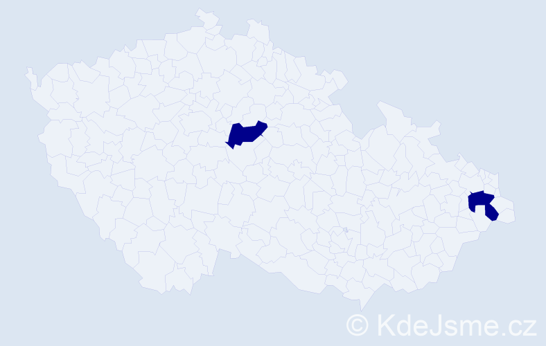 Příjmení: 'Quadri', počet výskytů 2 v celé ČR