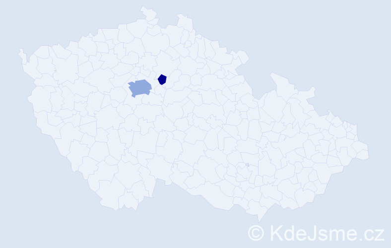 Příjmení: 'Ormandyová', počet výskytů 7 v celé ČR