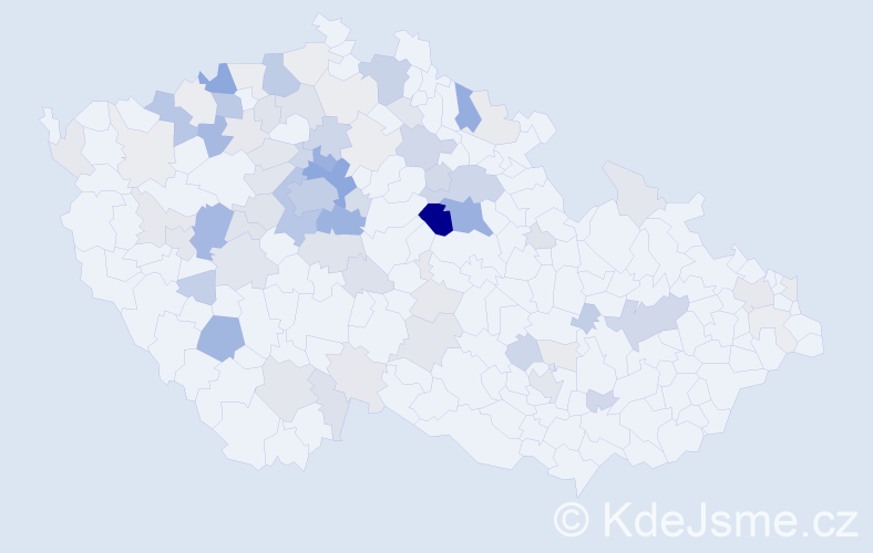 Příjmení: 'Kopáčová', počet výskytů 281 v celé ČR