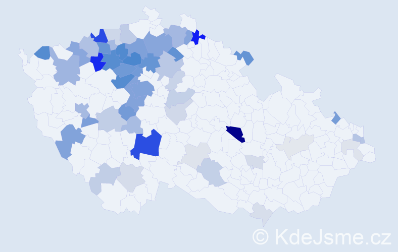 Příjmení: 'Pleticha', počet výskytů 226 v celé ČR