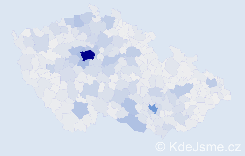 Příjmení: 'Veselá', počet výskytů 13437 v celé ČR