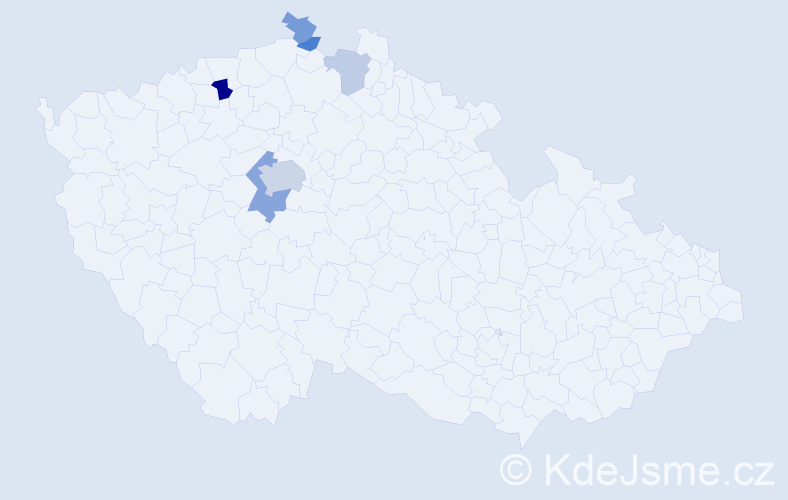 Příjmení: 'Bragagnolová', počet výskytů 12 v celé ČR