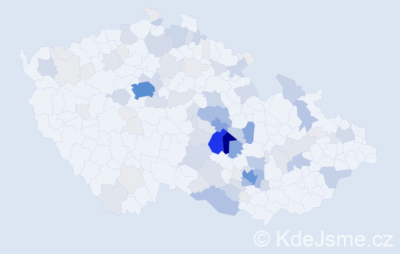 Příjmení: 'Bukáček', počet výskytů 412 v celé ČR