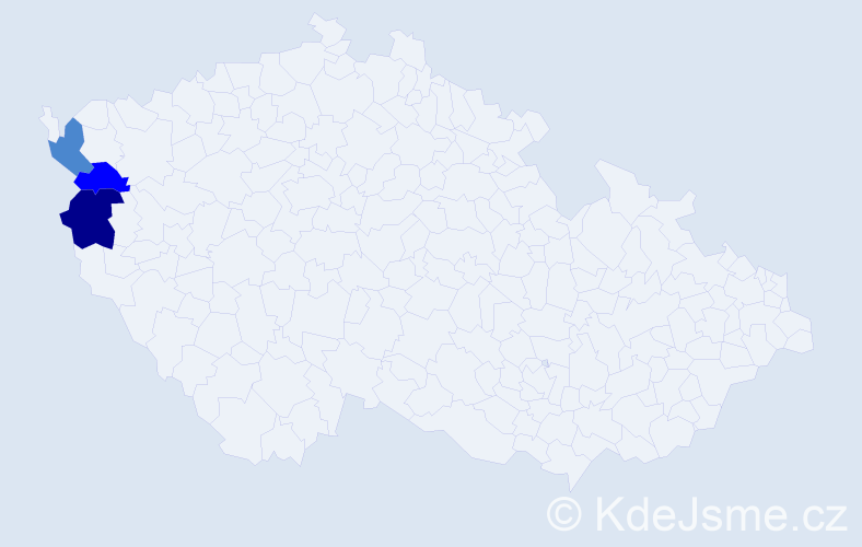 Příjmení: 'Slovenkai', počet výskytů 6 v celé ČR