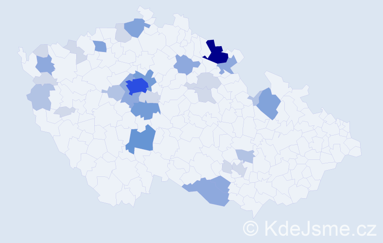 Příjmení: 'Demuthová', počet výskytů 90 v celé ČR