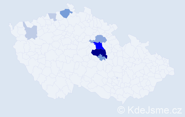 Příjmení: 'Stryka', počet výskytů 28 v celé ČR