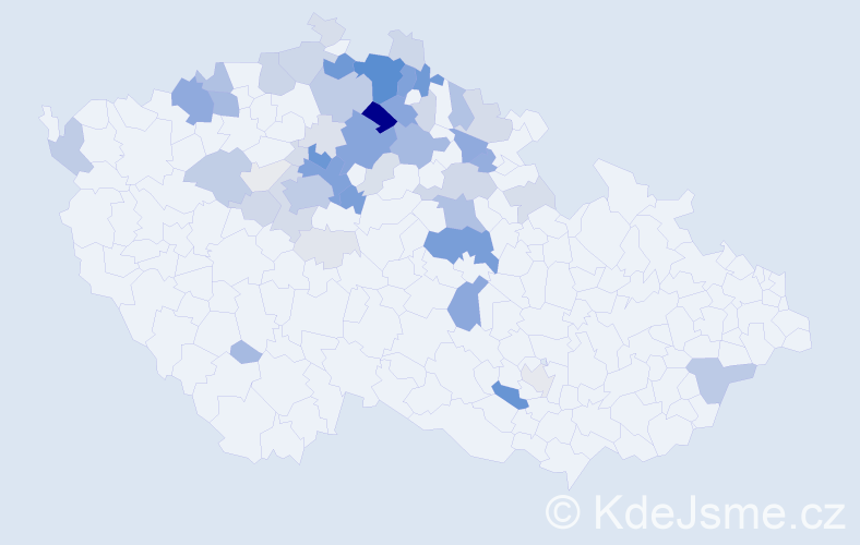 Příjmení: 'Halbich', počet výskytů 226 v celé ČR