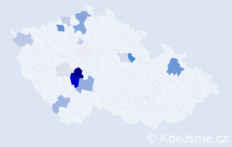 Příjmení: 'Trpka', počet výskytů 67 v celé ČR