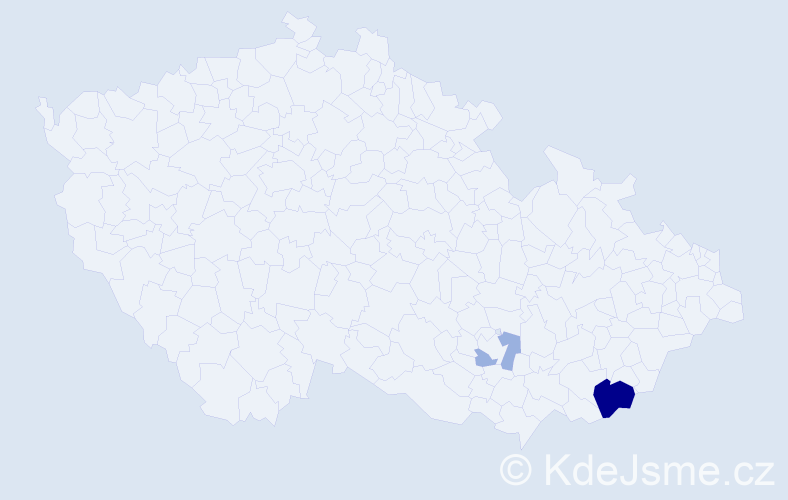 Příjmení: 'Warchilová', počet výskytů 6 v celé ČR
