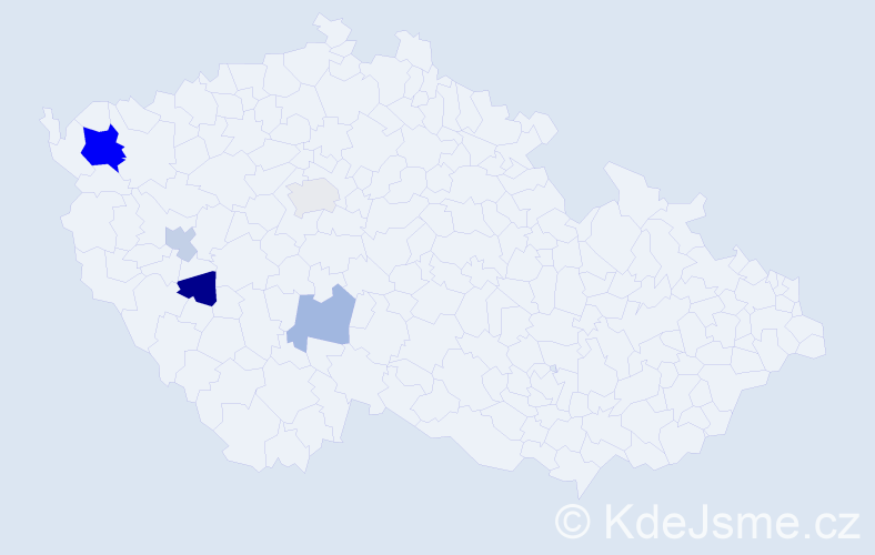 Příjmení: 'Laubendorf', počet výskytů 9 v celé ČR