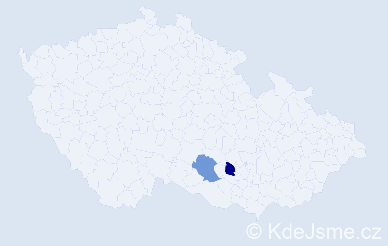 Příjmení: 'Kippersberger', počet výskytů 2 v celé ČR