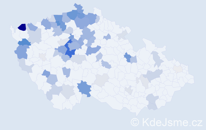 Příjmení: 'Arnoldová', počet výskytů 203 v celé ČR