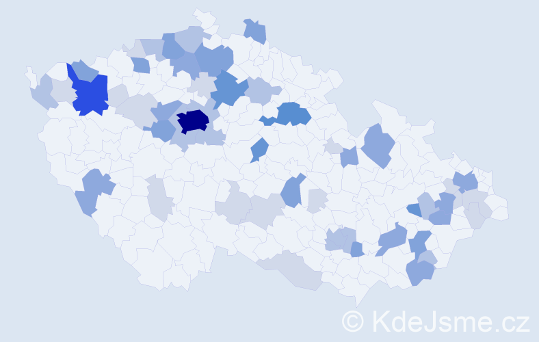 Příjmení: 'Gonda', počet výskytů 154 v celé ČR