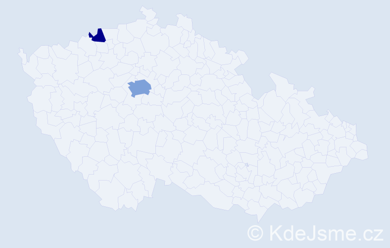 Příjmení: 'Šnitr', počet výskytů 11 v celé ČR