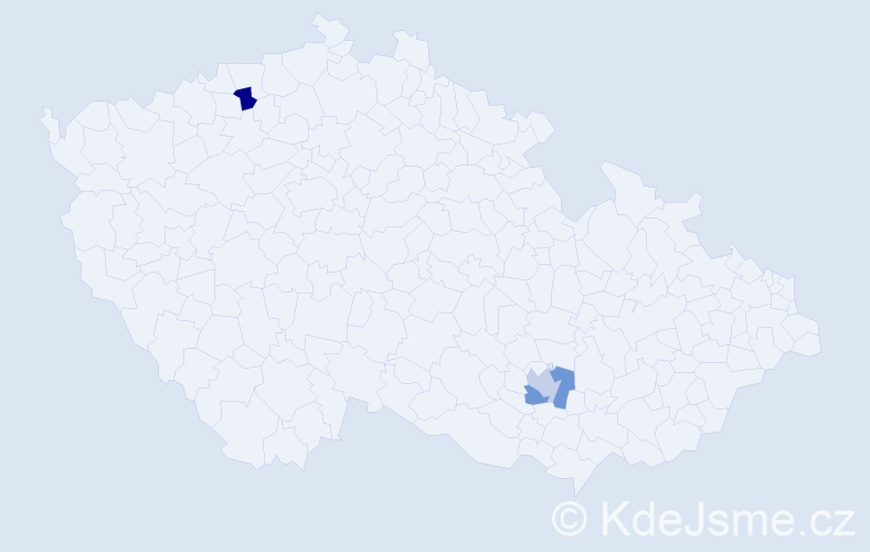 Příjmení: 'Dang Quynh', počet výskytů 3 v celé ČR