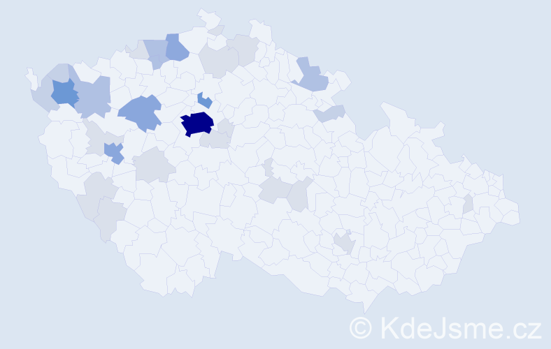Příjmení: 'Lippertová', počet výskytů 85 v celé ČR