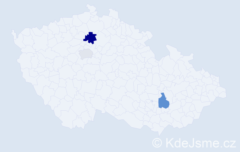 Příjmení: 'Kolenčáková', počet výskytů 4 v celé ČR