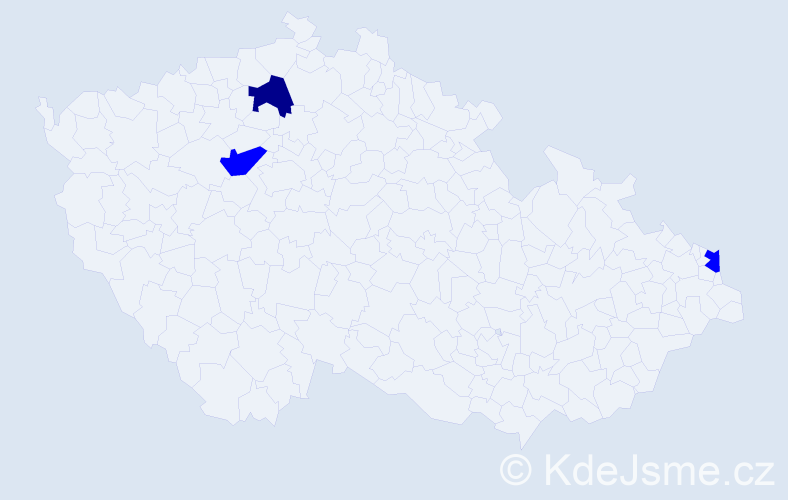 Příjmení: 'Krčula', počet výskytů 4 v celé ČR