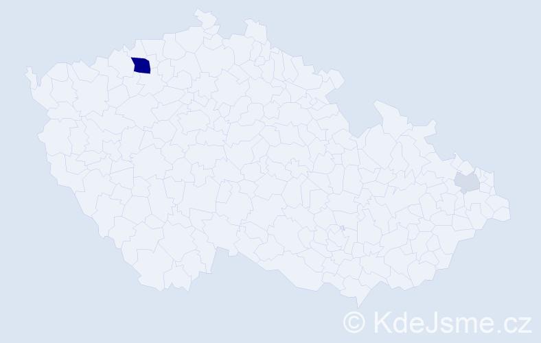 Příjmení: 'Langheinrich', počet výskytů 7 v celé ČR