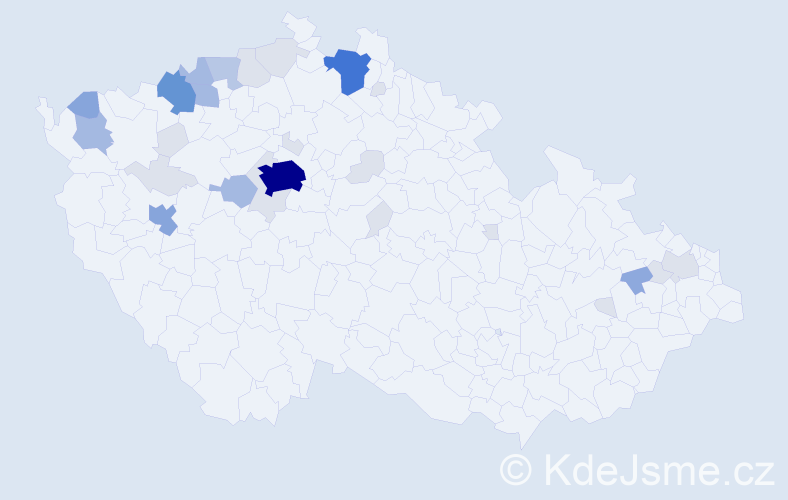 Příjmení: 'Cvoreňová', počet výskytů 99 v celé ČR
