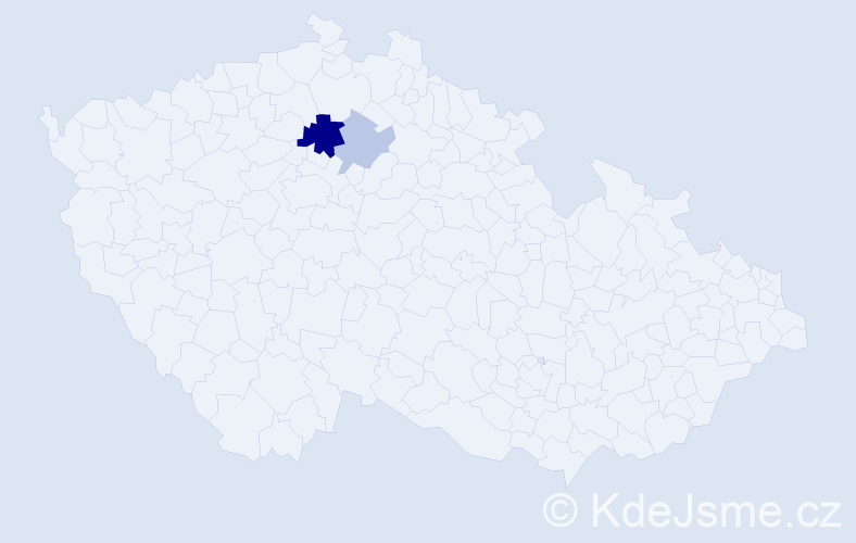 Příjmení: 'Rašák', počet výskytů 11 v celé ČR