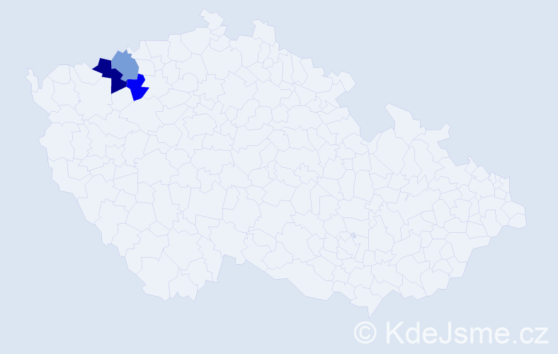 Příjmení: 'Theumer', počet výskytů 8 v celé ČR