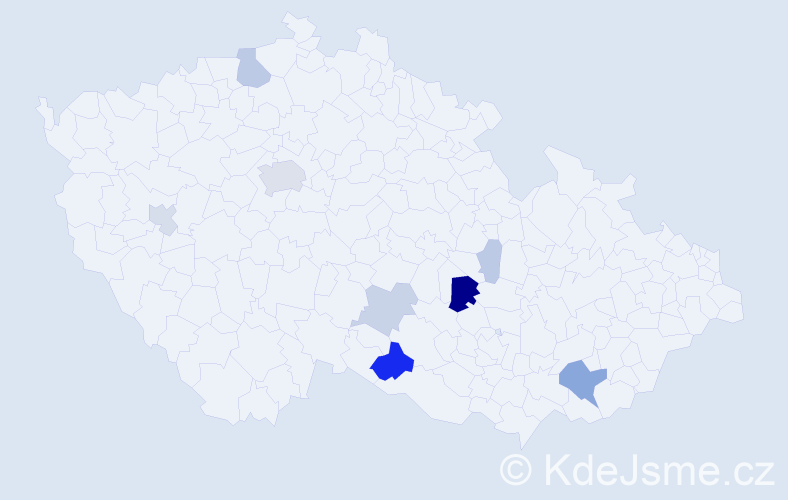 Příjmení: 'Christian', počet výskytů 32 v celé ČR
