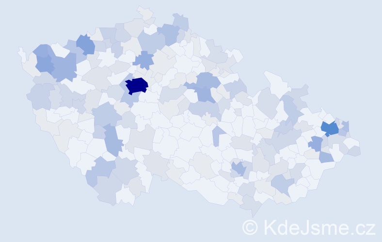 Příjmení: 'Hudák', počet výskytů 498 v celé ČR