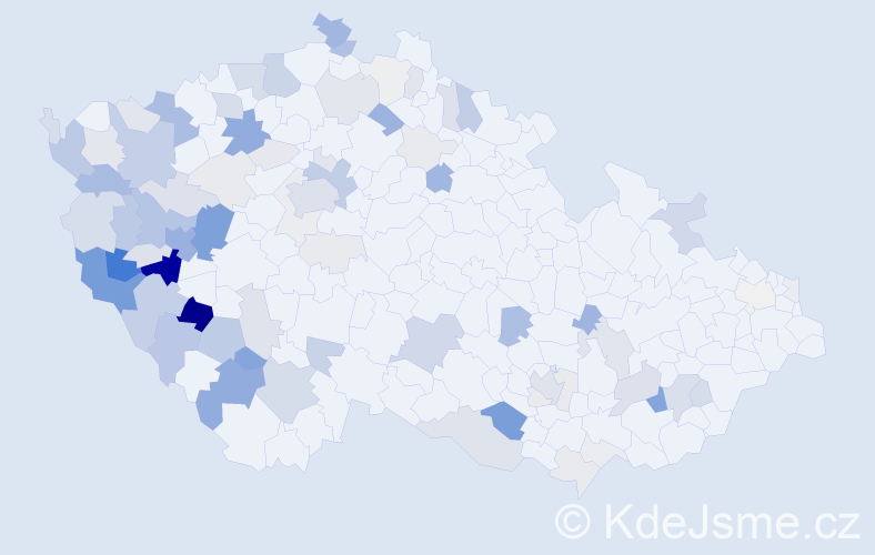 Příjmení: 'Kalčík', počet výskytů 323 v celé ČR